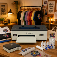 Imprimante DTF Erasmart A3 rose avec machine à secouer la poudre et four de séchage Prestige 1390