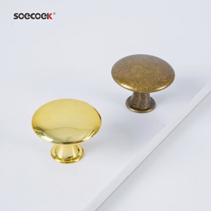Eenvoudige paddenstoelvormige meubelknoppen met één gat voor kastdeuren en lades - Product Image 3