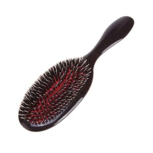 Cepillo desenredante ovalado de cerdas de jabalí y nailon con colores personalizados, mango de plástico con cojín de aire, peine suave para masaje del cuero cabelludo - Product Image 4