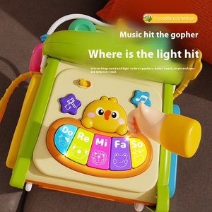 Jouets éducatifs précoces BJQ pour bébé, crocodile multifonctionnel, polyèdre, tambour à sept faces, machine à histoires Xube pour jouet pour bébé - Product Image 3