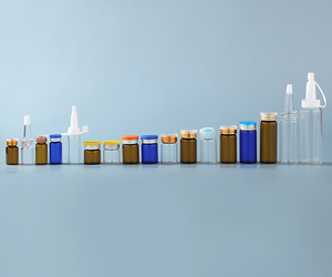 Flacons en plastique transparents stériles à bouchon serti pour sérum en poudre lyophilisée, écologiques, pour soins de la peau et cosmétiques, avec impression de logo - Product Image 2