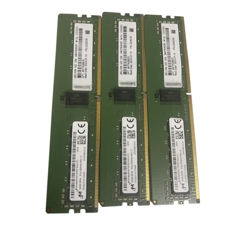 Ban đầu 4x70f28590 DDR4 Bộ nhớ RAM 16GB 3200MHz ECC RDIMM Bộ nhớ sẽ nâng cấp