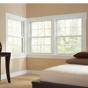 Finestra a taglio termico con zanzariera finestre a un'anta finestra per tenda da sole appesa superiore finestre bianche singole appese