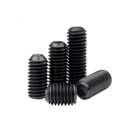 Vis sans tête M3 vis noire en acier inoxydable ou en acier Oem Odm vis à tête cylindrique à six pans creux