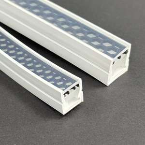 Yüzey/gömme montaj için LED doğrusal ışık şerit, çift katmanlı tavan aydınlatması için alüminyum kanal - Product Image 1
