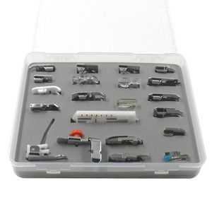 Ensemble de pieds de <span class=keywords><strong>machine</strong></span> <span class=keywords><strong>à</strong></span> coudre 42 pièces avec boîte de luxe Pieds de <span class=keywords><strong>machine</strong></span> <span class=keywords><strong>à</strong></span> coudre professionnels pour Brother <span class=keywords><strong>Singer</strong></span> Janome Juki Simplicity - Product Image 4