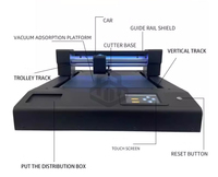 Hochauflösende Kamera und Vakuumadsorption Effizienter D4060 Smart Flachbettplotter Flachbettschneider mit Automatischer Beladung