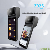 Imprimante de reçus et d'étiquettes portable Android 14 de 5,5 pouces, machine POS mobile Bluetooth, système tout-en-un, lecteur de codes-barres Z92S
