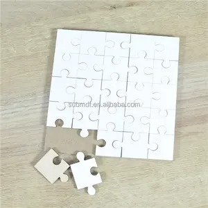 Wholesale blank square sublimation mdf jigsaw puzzle To Improve Memory And  Visuospatial Skills 