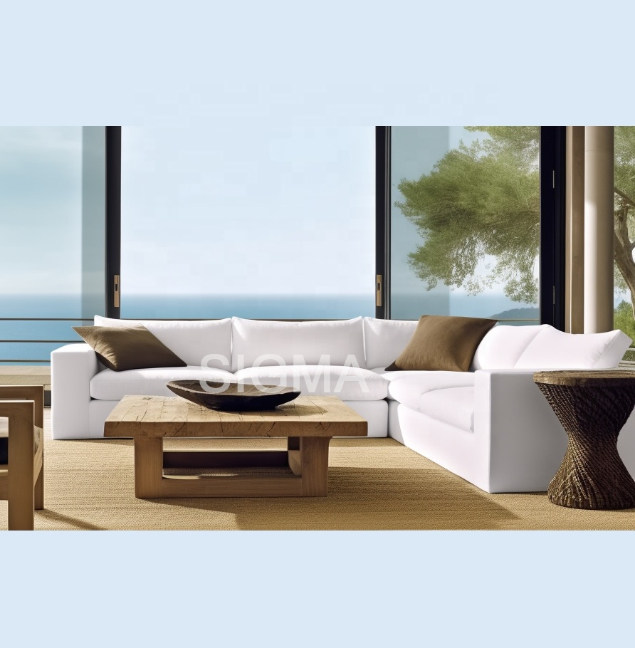 Sigma hot sale customized low price modern design indoor sectional sofa living room furniture modular couch sofa set