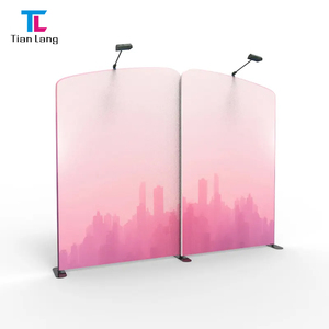 Tian Lang Custom Trade Show Equipment-Support de toile de fond pour photomaton avec tuyau et <span class=keywords><strong>accessoire</strong></span> pour photomaton drapé - Product Image 3