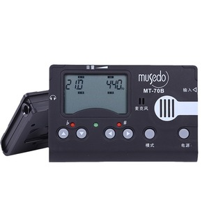 Afinador de cítara Musedo MT-70B, metrónomo electrónico con entrada de micrófono para práctica de guitarra, violín y piano - Product Image 1