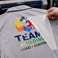 Transferts thermiques promotionnels personnalisés avec graphiques d'entreprise pour t-shirts d'événements – Impression durable et résistante à la décoloration, prête à être pressée pour le branding professionnel