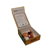Boîtes cadeaux rigides en carton personnalisées haut de gamme pour snacks et bonbons, fermeture magnétique, écologiques, recyclables, pelliculage mat, revêtement UV