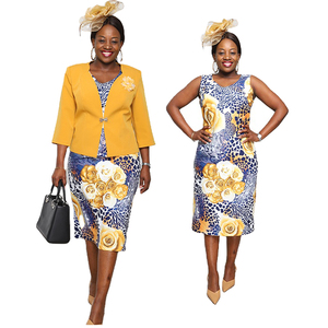 Conjuntos de Chaqueta y Vestido para Mujer al por Mayor, Ropa de Boutique para Mujer, Tallas Grandes - Product Image 1