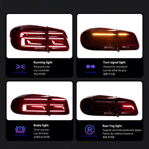 For 2013-2016 Modified 2022 <b>Model</b> Tail Light Assembly LED Sequential Running Welcome Lights Rear 30W 88888 Tail Light Assembly <b>D</b> - Product Image 3