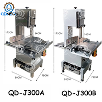 QD MECH machines de boucherie sciage coupe-viande coupe coupe 400A 500A 300A acier inoxydable viande os scie Machine