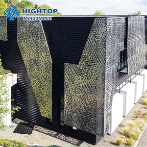 แผ่นโลหะตกแต่งแบบเจาะรู Hightop Punching Decorative Mesh สำหรับผนังม่าน, ฝ้าเพดานแบบแถบ, ฉากกั้นห้อง, ผนังอาคาร, หน้าต่าง - Product Image 4