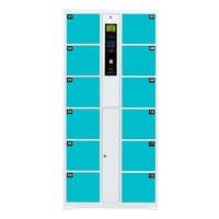 Armoire de stockage électronique intelligente en métal pour la livraison de colis en libre-service dans les supermarchés, pour la vente