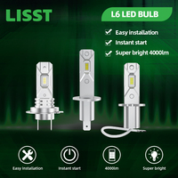 Feux LED pour voitures, phares LED H1, taille halogène, branchement direct, phares LED pour voitures, haute qualité