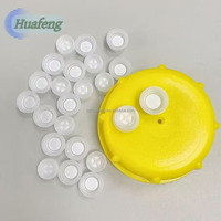 Bouchon de ventilation D15 en plastique PE hydrophobe et oléophobe pour emballages chimiques, bouteilles et bocaux