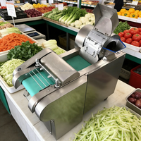 Proveedor Chino de Cortadora Industrial de Repollo, Cebolla y Patata / Máquina Cortadora de Vegetales en Venta