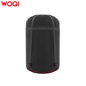 Saco de dormir doble Woqi 86.6x59 pulgadas, tipo sobre, de algodón, para acampar en invierno, para adultos, transpirable, de poliéster, rojo. - Product Image 3