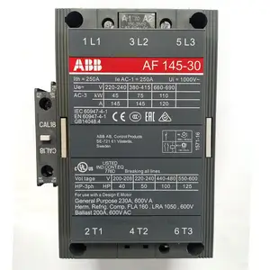 Véritable dispositif de contact AC ABB série AF tension 110V AF750 AF580 AF460 AF300 AF400