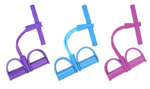 <span class=keywords><strong>Banda</strong></span> <span class=keywords><strong>de</strong></span> resistencia elástica TPE Yoga Pedal para abdomen cintura brazo pierna estiramiento adelgazamiento entrenamiento - Product Image 2