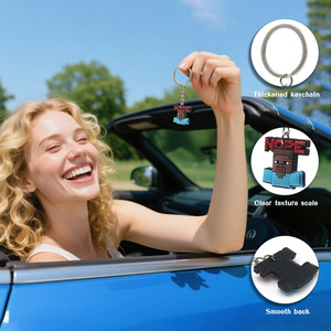 <span class=keywords><strong>Llaveros</strong></span> OEM Multicolor Personalizados 3D de PVC Suave, Llavero de Goma para Camión, Llavero de Goma para Regalo Promocional - Product Image 3