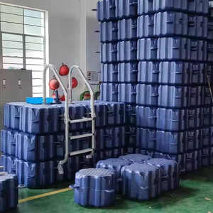 Pontile Modulare in HDPE, Ponte Galleggiante con Protezione UV, Dock Asciutto in Plastica per Motoscafi e Barche - Product Image 6