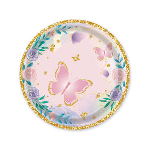 Vaisselle jetable de fête d'anniversaire pour enfants ensemble de pâté en papier décoration de table de fête - Product Image 3