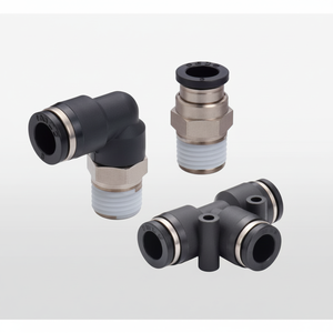 Accesorios de empuje de latón PISCO KM8 Piezas neumáticas de alta calidad - Product Image 1