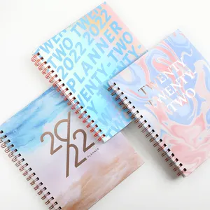 Guaranteed Quality Proper Price Unique Design Custom Journal Spiral Personalised Spiral Monthly Planner Note Books