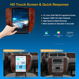 Haute couture 12.1 pouces multimédia GPS Navigation Android voiture stéréo Radio voiture jouer vidéo jouer pour Yukon 2010-2014 - Product Image 3