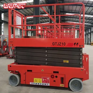 Wemet Thủy Lực Trailer Cắt Kéo Nâng Lên Giá Manlift Cung Cấp Tự Hành Nâng Nền Tảng