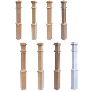 Đơn Giản Trắng Rắn Gỗ Lan Can Trang Trí Cầu Thang Bằng Gỗ Lan Can/LAN Can/Spindles Gỗ Cầu Thang Trụ Cột - Product Image 5