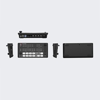 MOVMAGIC M4E Mezclador de Video Portátil de 4 Entradas para Streaming, Control PTZ, Control por Software de Red, Grabación/Reproducción, Chroma Key