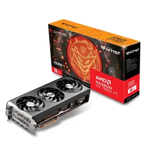Nouveau stock Sapphire NITRO + <span class=keywords><strong>AMD</strong></span> Radeon <span class=keywords><strong>RX</strong></span> <span class=keywords><strong>7800</strong></span> XT 16GB OC carte graphique de jeu GPU <span class=keywords><strong>rx</strong></span> 7800xt - Product Image 1