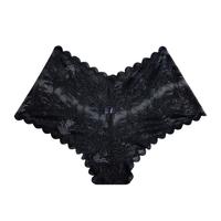 Vente flash - Culottes en dentelle transparente à motif floral, style sexy, design original, pour femmes