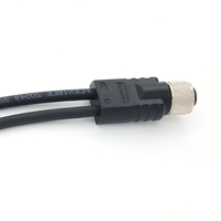 Connecteur femelle anti-vibration moulé par injection KRONZ M12 étanche IP67, prise aviation un-vers-deux pour capteurs et actionneurs