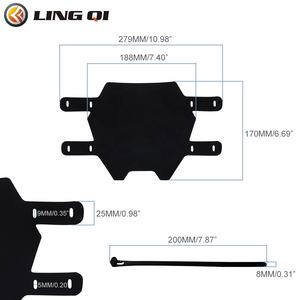 Placa de número de bicicleta eléctrica para motocicleta compatible con SURRON Light Bee X Dirt <span class=keywords><strong>Bike</strong></span>. Placa de número de nombre frontal de plástico modificado para Sur Ron - Product Image 2