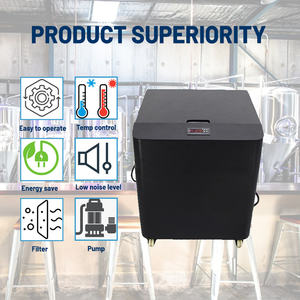 Mini piccolo glicole birra refrigeratore di birra a bassa temperatura assorbimento glicole birra Chiller R134A per la casa di vino birra evaporatore 3000L serbatoio - Product Image 3