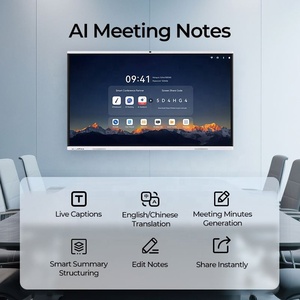 Pantalla Plana Interactiva <span class=keywords><strong>de</strong></span> 55 65 75 85 86 98 Pulgadas con Asistente <span class=keywords><strong>de</strong></span> IA, Pizarra Táctil Inteligente <span class=keywords><strong>de</strong></span> 20/40 Puntos para Aulas Escolares - Product Image 3