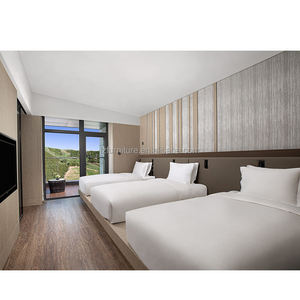 Hotel Apartment Beds Furniture Bedroom Sets Complete Economically Matched for Triple Room Use One-Stop Solution for Projects - Product Image 4