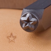 PopTings Outils de fabrication de bijoux économiques Outils d'artisanat en cuir en acier au carbone Conception de symboles Timbre en métal S043 Poinçon de symbole de vie