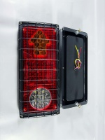 Nouveau feu arrière électronique ENSAITE 24V 140-2LED en maille de fer pour remorque, camion, voiture modifiée
