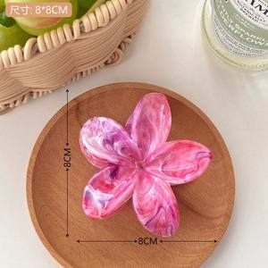 かわいい花のヘアクリップ - 女性用ボヘミアンビーチヘアピン、トレンディなヘアホルダー - Product Image 4