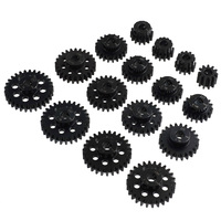 M1.5 8MM 11T à 14T pignon en acier trempé 45 # pour voiture RC pièce de rechange en métal jouet essentiel RC Parts & Accs