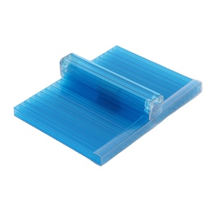 Panel Hueco <span class=keywords><strong>de</strong></span> Policarbonato <span class=keywords><strong>de</strong></span> 30mm-40mm <span class=keywords><strong>de</strong></span> Alta Resistencia, Estructura <span class=keywords><strong>en</strong></span> X <span class=keywords><strong>de</strong></span> Siete Paredes, Conexión <span class=keywords><strong>en</strong></span> Forma <span class=keywords><strong>de</strong></span> U, Gancho Doble, Impermeable - Product Image 1